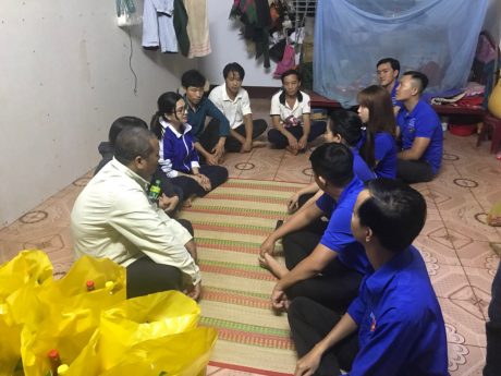 Dịp này, ĐTN TCT cũng đã đến thăm hỏi, động viên NLĐ ở Hà Giang vào làm việc tại TCT