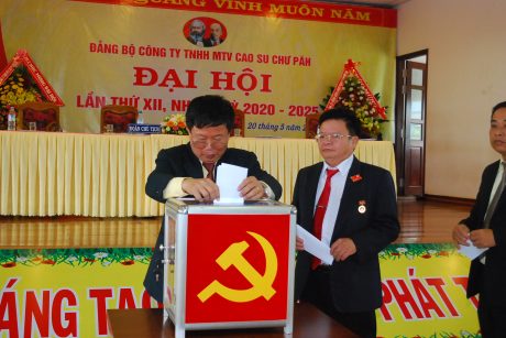 Đoàn Chủ tịch bỏ phiếu bầu Ban chấp hành