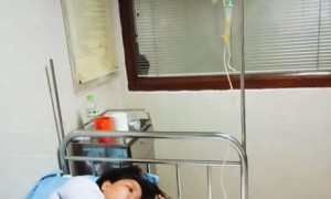 Chị Hằng đang điều trị